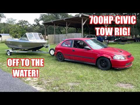 Towing Our K-Swapped Jet Boat With The Hatch!