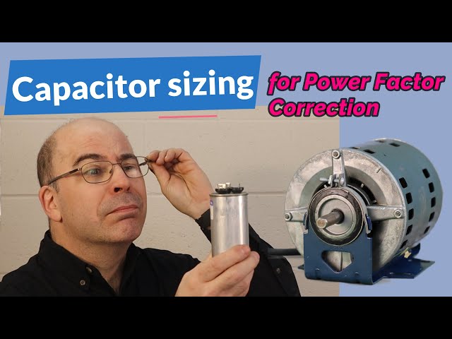 Sizing a capacitor for PF correction