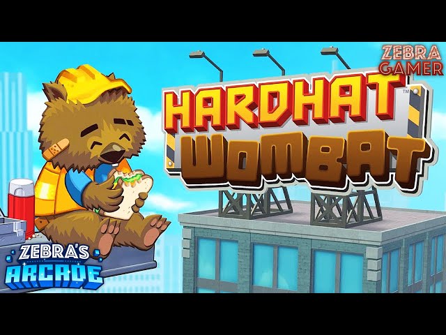 Hardhat Wombat Gameplay - Zebra's Arcade!