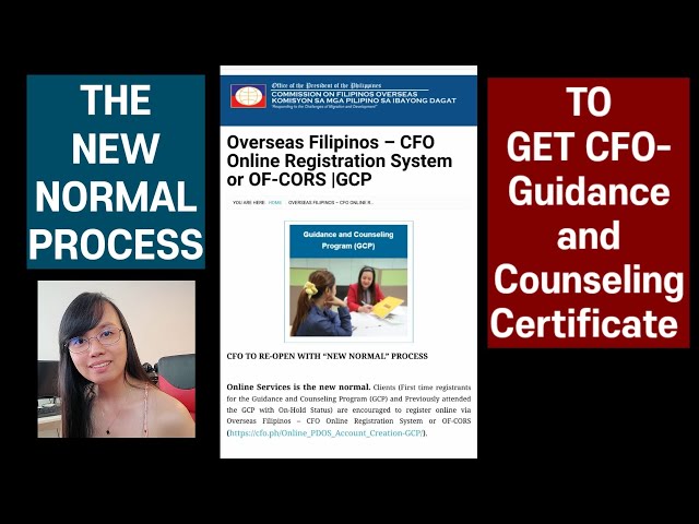 THE "NEW NORMAL"  ONLINE PROCESS TO GET CFO CERTIFICATE 2022 | STEP BY STEP PROCEDURE