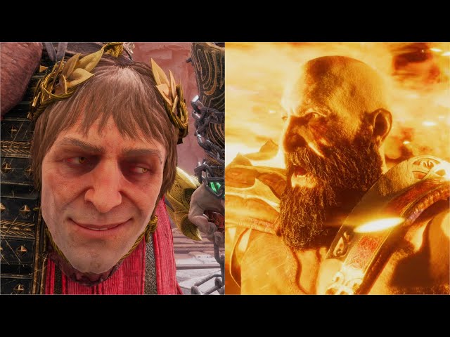 Helios roasts Kratos harder than when Kratos burned himself - God of War Ragnarok Valhalla