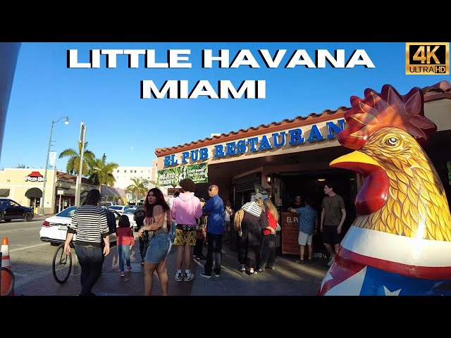 Walking Tour of Little Havana Miami 4k