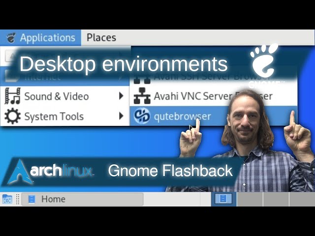 Gnome Flashback: Desktop Environments on Arch Linux Ep. 7
