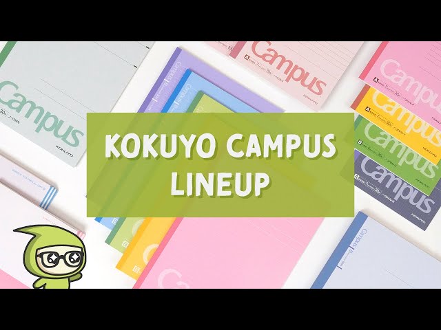 Kokuyo Campus Lineup: The Most Popular Student Notebook from Japan?!