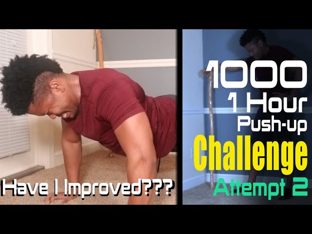 1000 Pushups In 1 Hour Challenge - Attempt 2