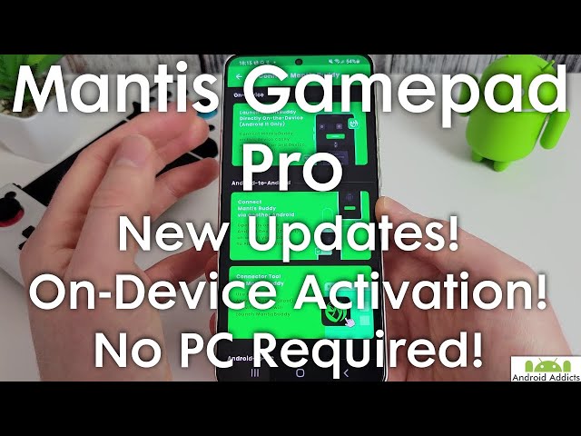 Mantis Gamepad Pro New Update - Easy on-phone activation!