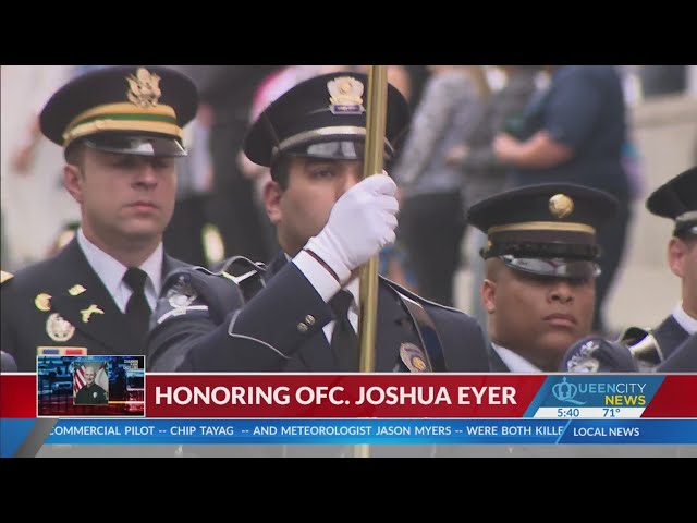 Witnessing Officer Eyer processional was 'perfect time' to show up