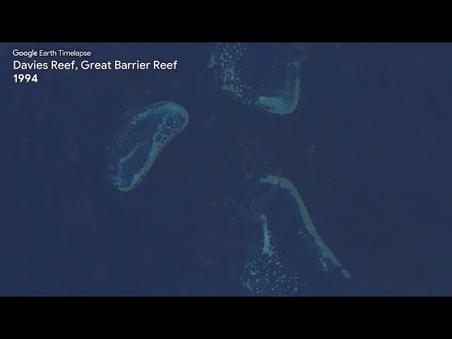 Davies Reef, Great Barrier Reef - Earth Timelapse