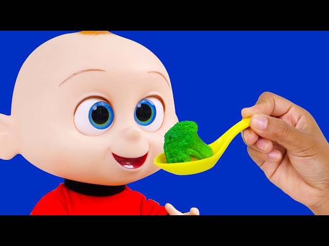 No More Snacks Baby Jack! | Yummy Vegetables & Healthy Habits Song