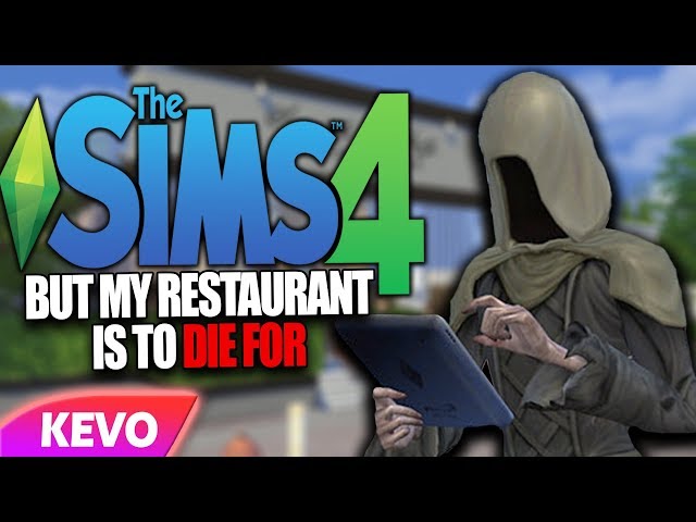 Sims 4 but my restaurant is to die for
