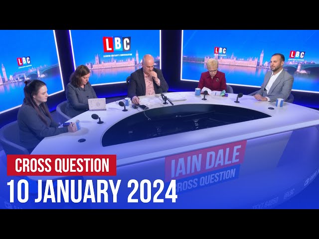 Iain Dale hosts Cross Question 10/01 | Watch Live