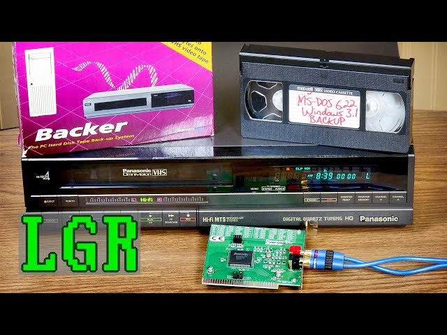 LGR Oddware - Danmere Backer VHS Hard Drive Backup System
