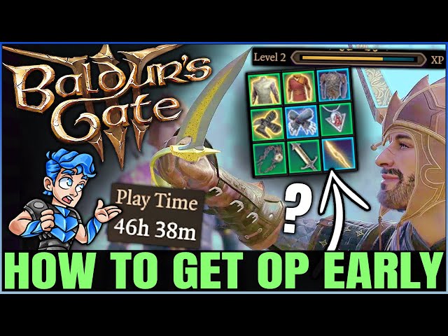 Baldur's Gate 3 - How to Get POWERFUL Early - Best Start Guide - Magic Items, Build & Companions!