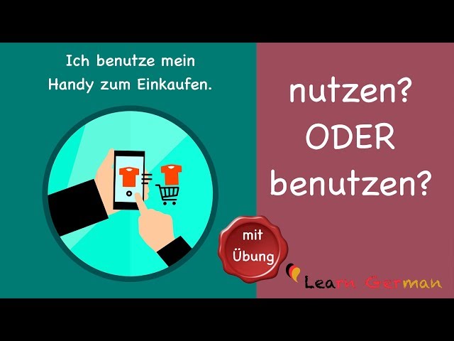 Common Mistakes in German | nutzen oder benutzen? | Learn German | A1 | A2