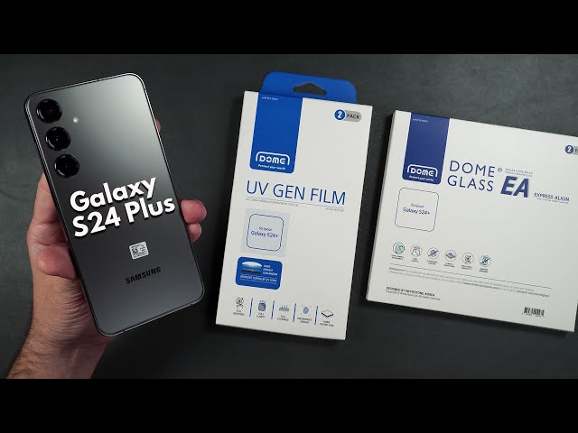 Galaxy S24 Plus Whitestone Dome EA & UV Gen Film - Scratch & Drop Tests