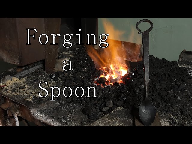The Old Coal Forge is back - Forging a Spoon