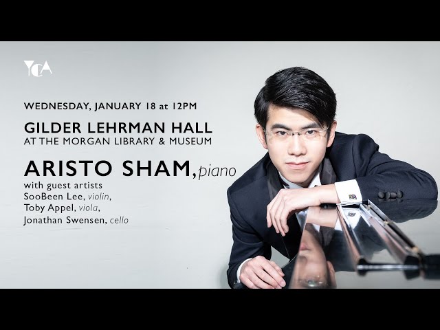 Pianist Aristo Sham Live from The Morgan Library & Museum