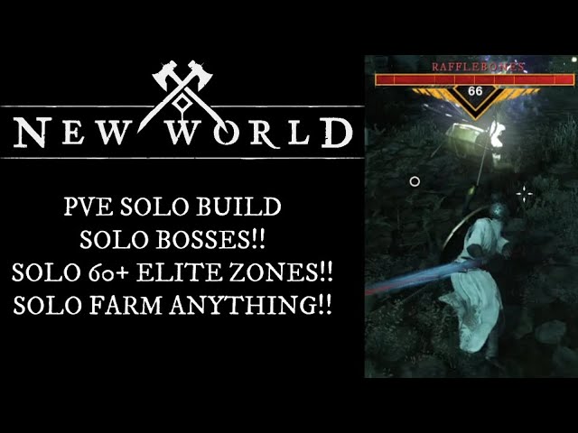 New World Solo PVE Build, Solo World Group Bosses, Solo Elite Zones, Early Game 60 Build!!