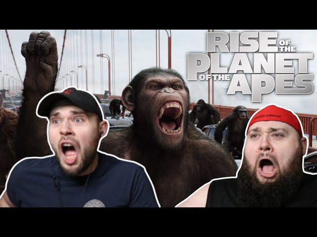 RISE OF THE PLANET OF THE APES (2011) TWIN BROTHERS FIRST TIME WATCHING MOVIE REACTION!