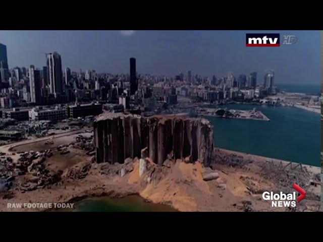 Beirut Explosion: Drone shows extent of destruction in city caused by the blast