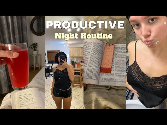 *.°★* PRODUCTIVE Night Routine *.°★*