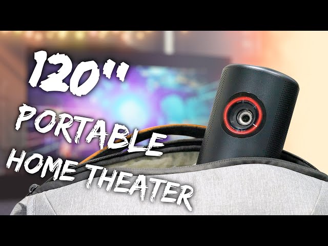 The 120" Portable Theater!