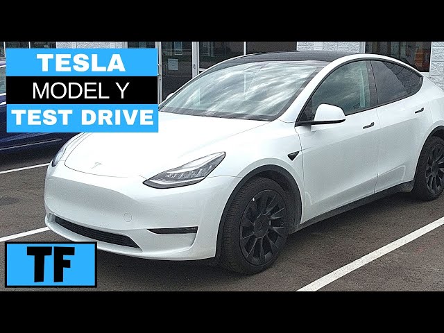 MODEL Y TESLA TEST DRIVE and Performance Review - Best Car of 2020?