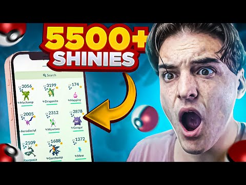He Caught OVER 5500 Shinies in Pokémon GO!
