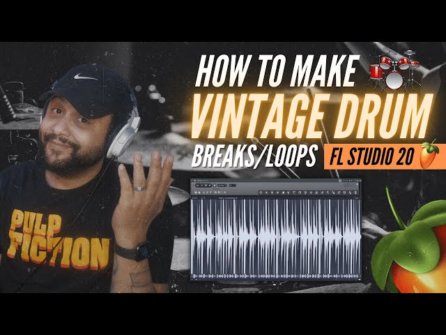 FL Studio 20 Tutorial: How To Make Your Own VINTAGE DIRTY Drum Break