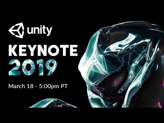 Unity GDC Keynote 2019!