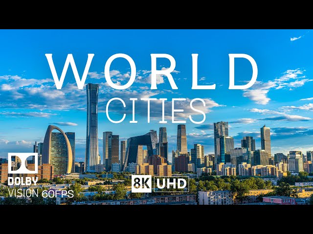 Most Beautiful Cities In The World 8K Video Ultra HD With Soft Piano Music - 60 FPS - 8K Nature Film