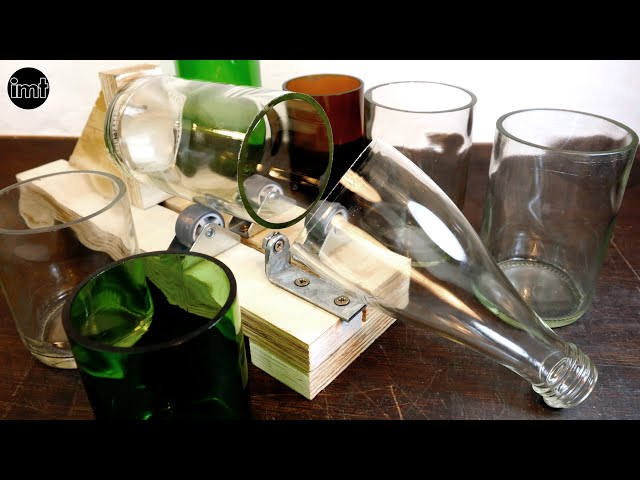 I made this glass bottle cutter