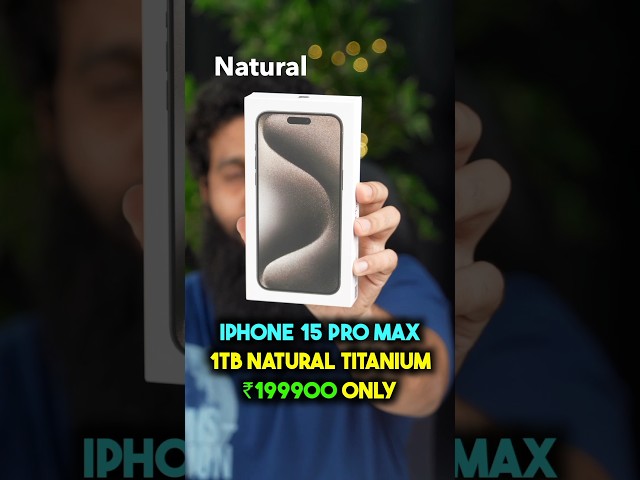 iPhone 15 Pro Max Natural Titanium | What’s New? #shorts
