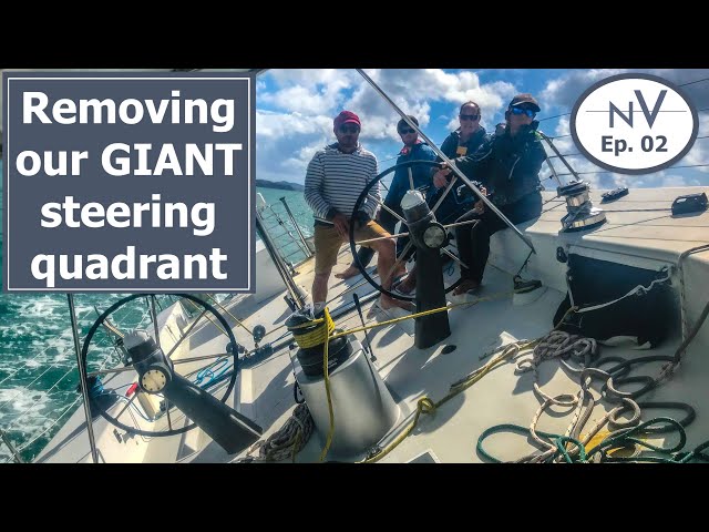 Quadrant glued to rudder post - how to get it off without damaging everything??! | Ep. 2