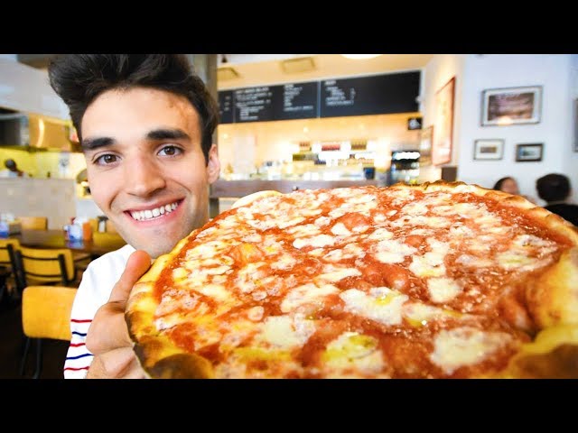 LIVING on PIZZA for 24 HOURS in NYC!