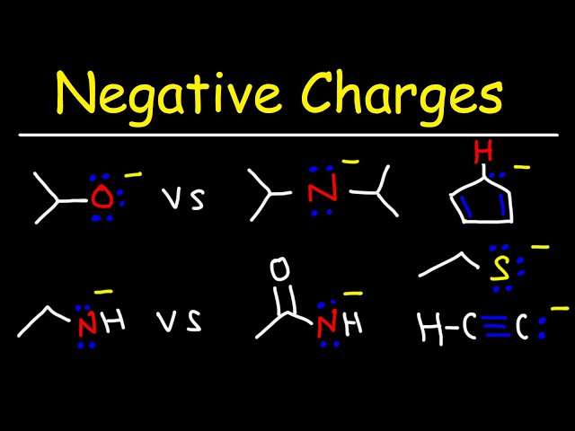 Stability of Negative Charges   Acids and Bases