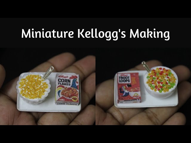 Miniature Kelloggs making|Miniature chocos|Miniature corn flakes