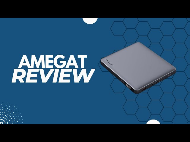 Review: AMEGAT Laptop Power Bank 100W, 20000mAh USB C Portable Charger 4-Port Slim Battery Pack