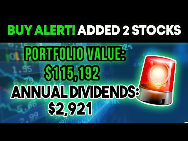 Why We Just Bought These 2 Stocks for our Income Builder Portfolio (Current Value: $115,192)