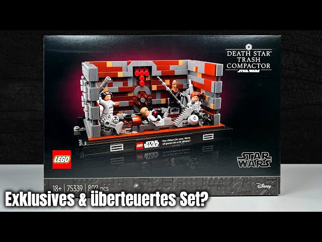 Krasse Funktion & Minifiguren, aber harter Preis... | LEGO Star Wars 'Müllpresse' Review!| Set 75339