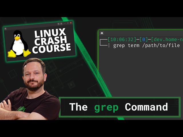 Linux Crash Course - The grep Command