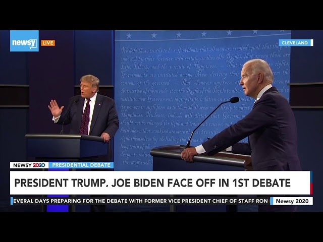 LIVE: 2020 Presidential Debate- Donald Trump vs. Joe Biden