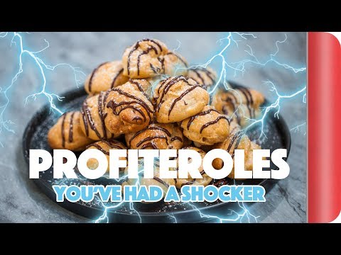 Chefs vs Normal Guys - Making Profiteroles With No Recipe (Electric Shock Forfeits)