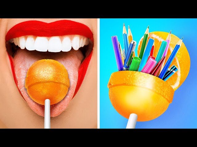 AWESOME SCHOOL AND ART HACKS 🎒🎨 Brilliant Gadgets and Cool Doll’s Hacks By 123 GO Like!