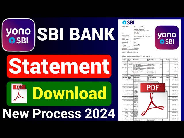 yono sbi statement kaise nikale 2024 how to download bank statement yono sbi sbi bank statement 2024