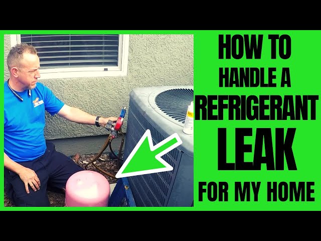 How to Handle a Refrigerant Leak for my Home