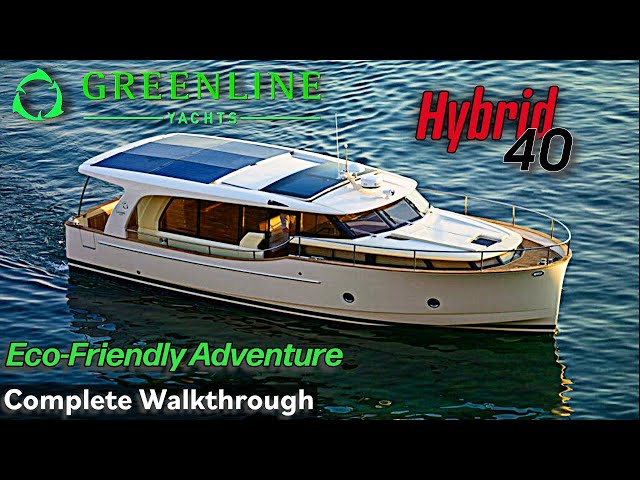 Silent Elegance: Discover the Hybrid Greenline 40 | Yacht Tour