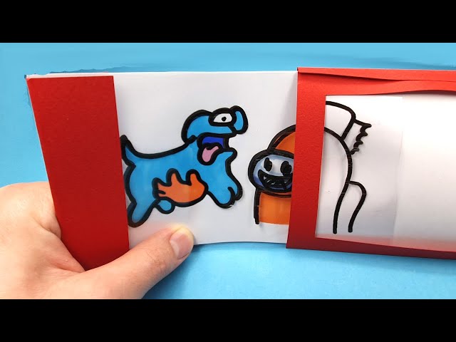 Funny Thing You Should Try To Do at Home ｜AMONG US Magic Slider Card ｜ ARTS & PAPER CRAFTS tutorial