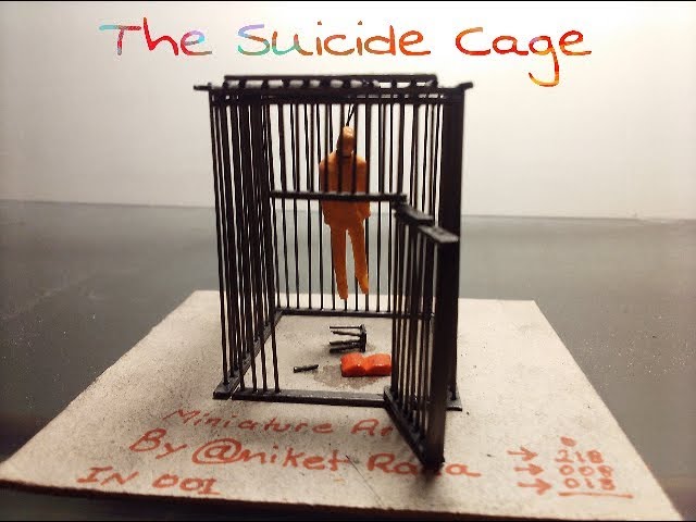 The Suicide Cage( Miniature Art by Aniket Rana)