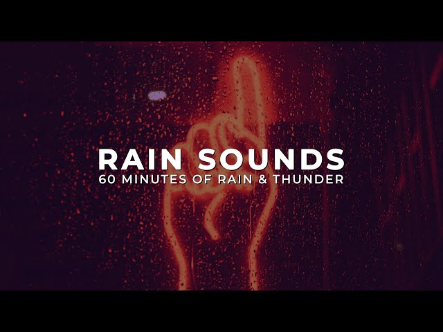 Rain Sounds - 60 Minutes Of Rain & Thunder